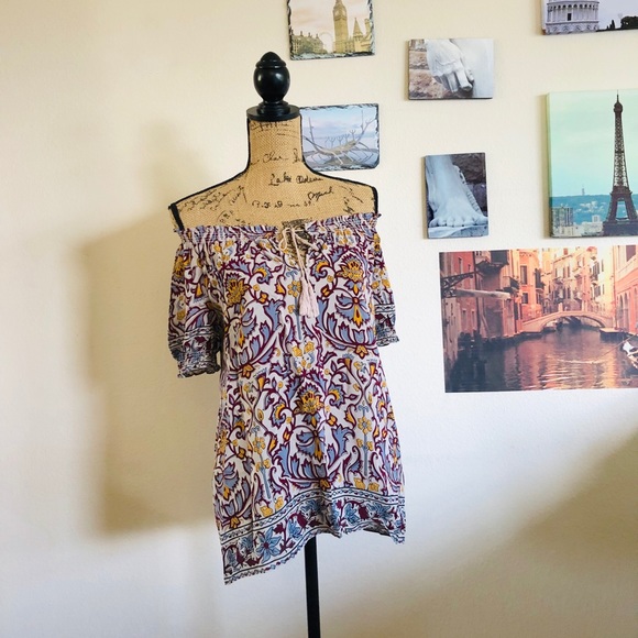 Joie Tops - Joie Masha silk boho peasant blouse, Sz. S